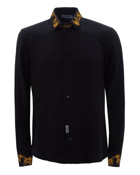 wholesale slim fit dress shirt versace|Versace jeans sale.